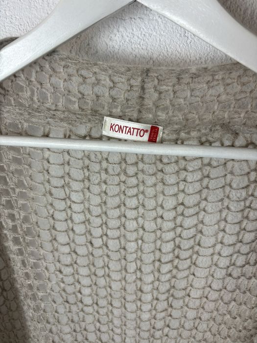 Szaro beżowy kardigan kontatto