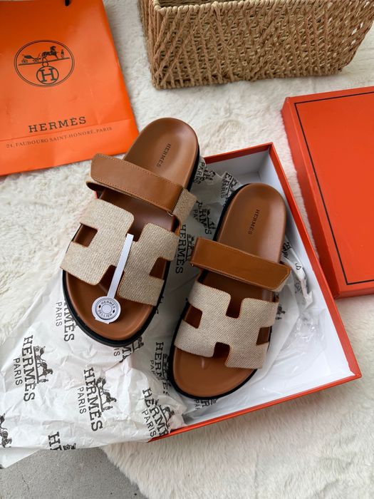 Тапочки Hermes жіночі