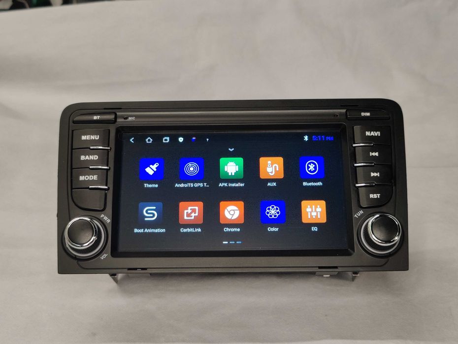 Radio 2 DIN Android Audi A3 – Android 13 2GB RAM - Novo Garantia