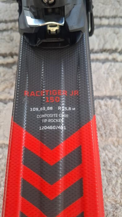 Nowe, świetne narty Volkl Racetiger Jr 150cm + wiązania + serwis