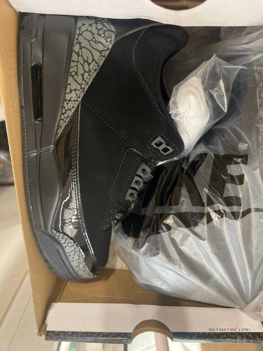 Мужские кроссовки Nike Air Jordan 3 Retro "Black Cat" 40-45