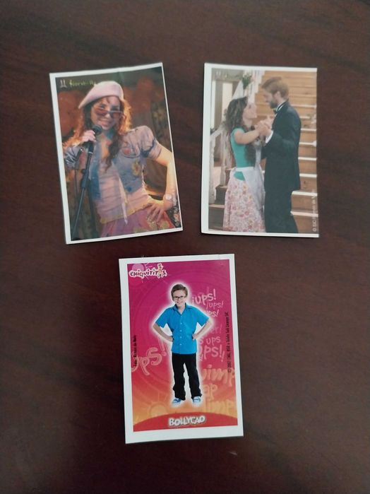 Lote 3 cromos autocolantes SIC, Floribela e Chiquititas, Bollycao
