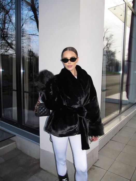 Шуба з еко хутра