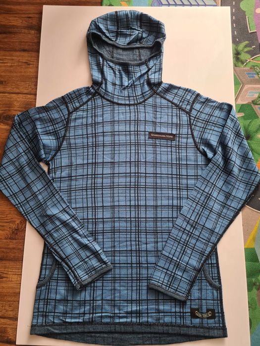 Bluza termoaktywna Devold, z kapturem, 100% merino wool, r. M/L