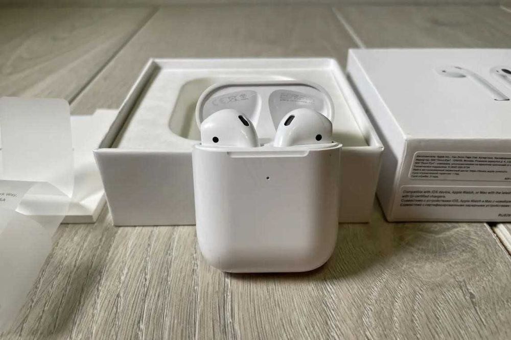 Беспроводные наушники АірПодс 2 Lux качества!! + Чехол в Подарок