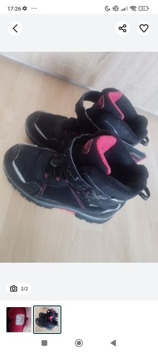 Buty zimowe chłopięce rozm. 35