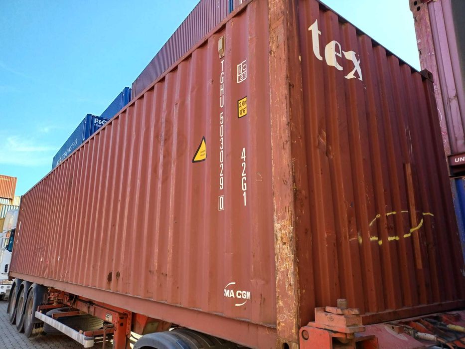 Contentores marítimos e frigoríficos