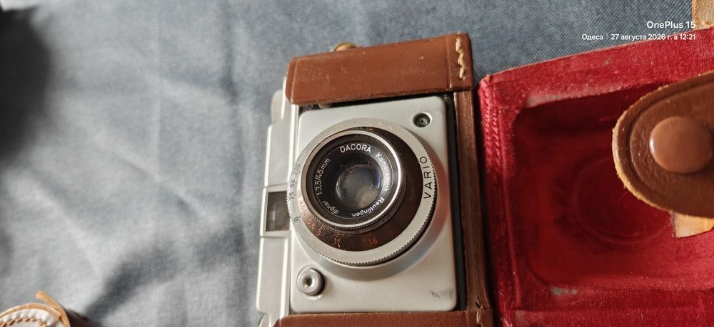 Винтажный немецкий фотоаппарат Dacora Dignette (Dignar 1:3.5/45) в отличном состоянии