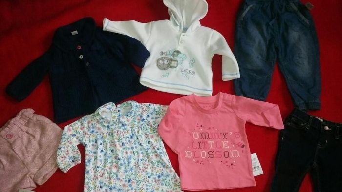 Ubranka dla malej ksiezniczki od 0-6 m