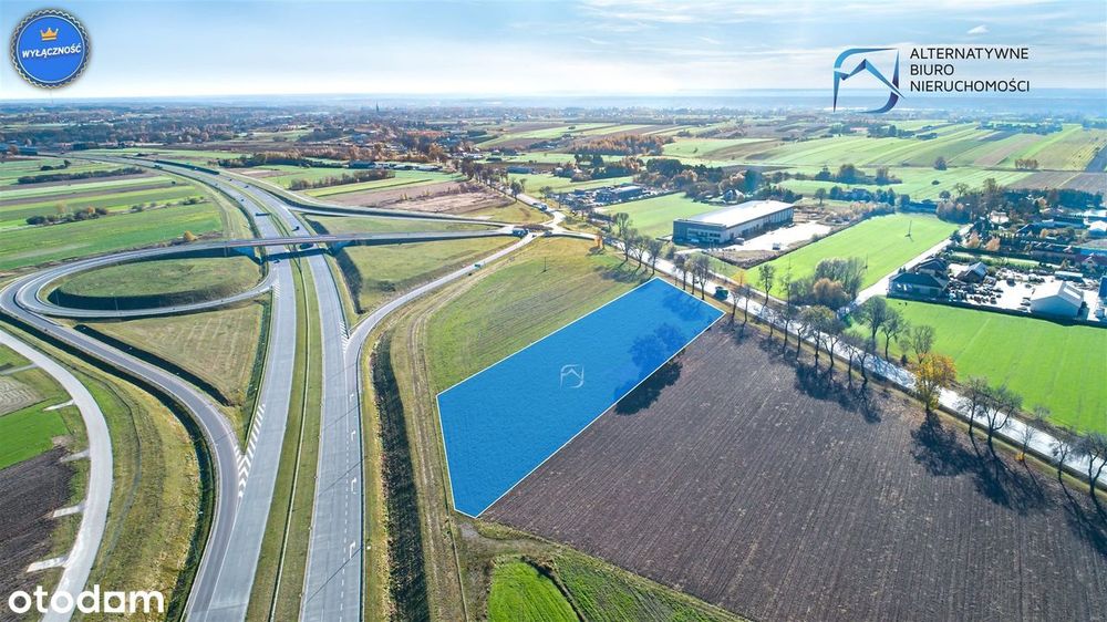 Działka Produkcja/Usługi przy węźle S17 blisko Ry