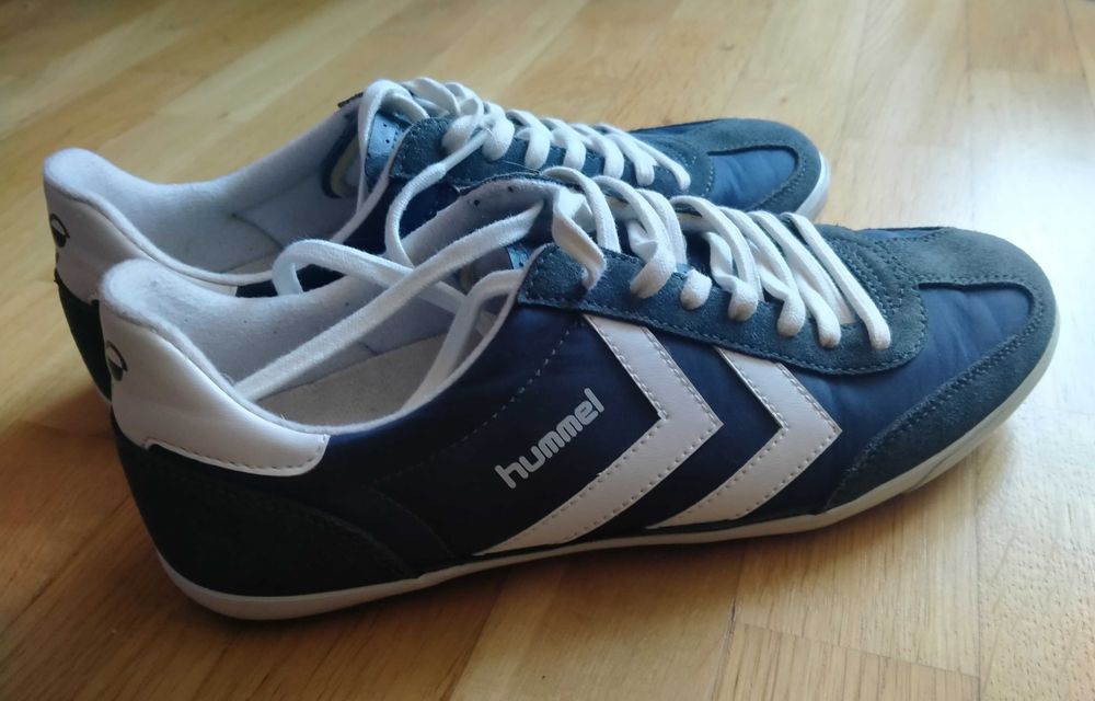 Męskie buty Hummel, oryginalne, granatowe, Stan BDB, Polecam!