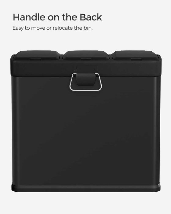 Kosz metalowy kosz na śmieci /pojemnik /8Lx3 /SONGMICS !6963!