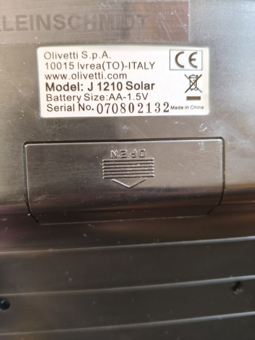 Kalkulator Triumph Adler J 1210 solar