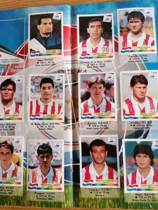 Cadernetas Euro 2004, Mundial 1998 e Mundial 2002