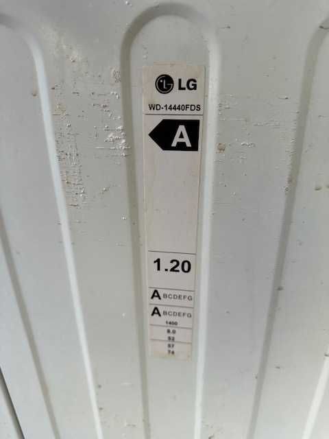 [SPRZEDAM] Sprzedam pralkę LG 8 kg, 1400 obr./min  WD-14440FDS.