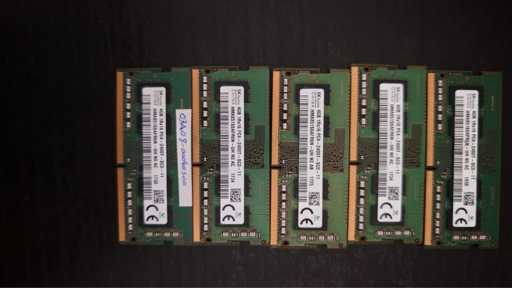 5 X RAM SO-DIMM Hynix 4GB DDR4 2400T