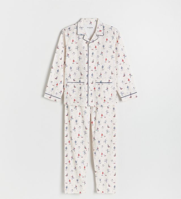 Piżama świąteczna 110/116 reserved