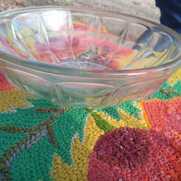 Ваза конфетница из стекла