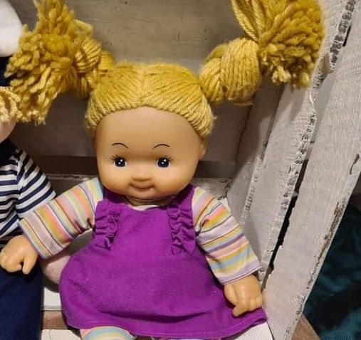 Duża szmaciana lalka zabawka maskotka