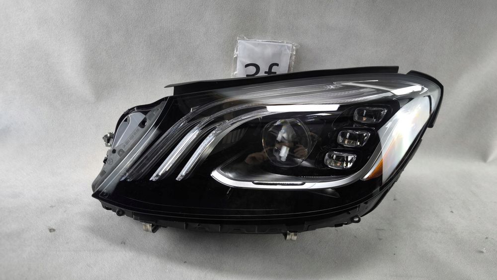 mercedes s 222 lift w222 full led multibeam lewy reflektor lampa usa