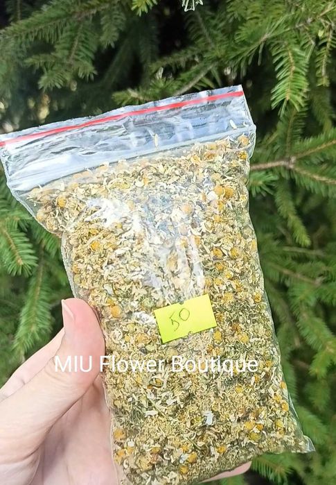 Календула чай (сушені квіти), чебрець, хвощ, репешок