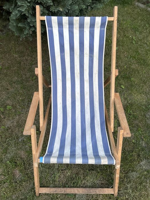 Lezaki plazowe drewniane regulowane - cena za 2szt