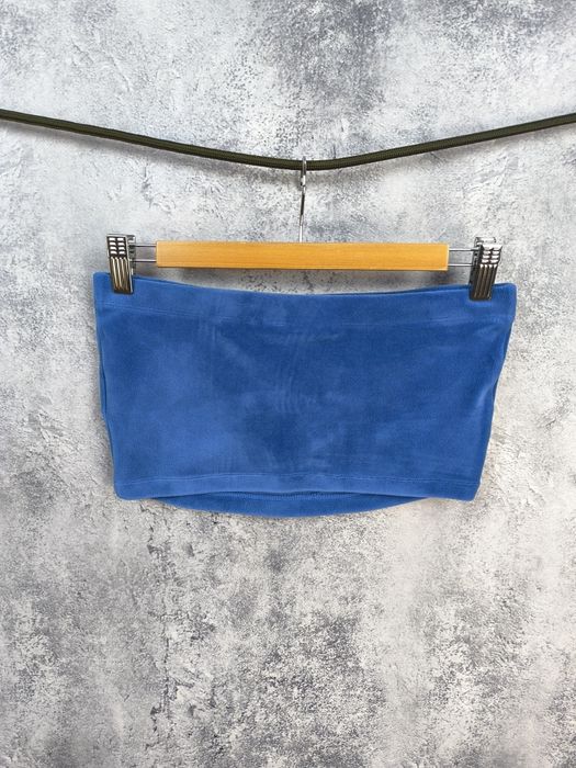 Топ бандо велюровий зі стразами Juicy couture