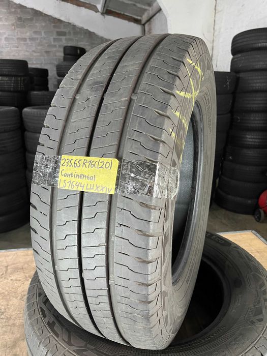 LS1644 Літні шини 235/65r16c Continental VanContact Eco пара резина р16