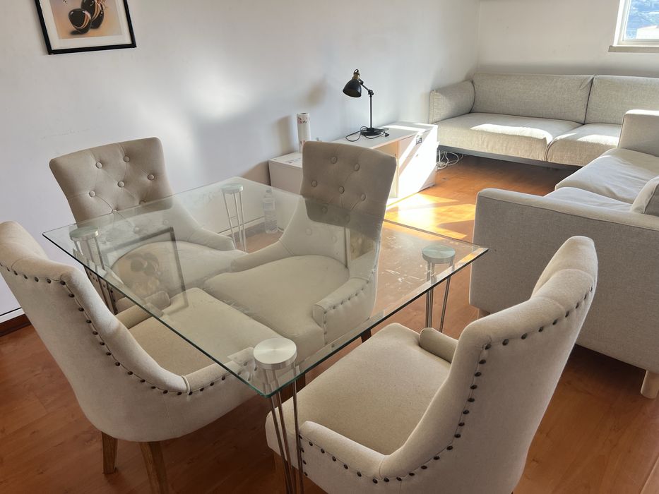 Dining table and chairs