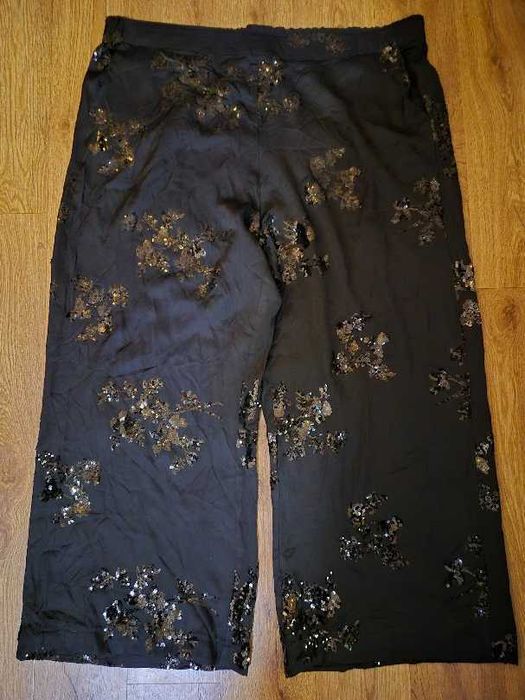 очень красивые женские черные женские брюки палацо, штаны joanna hope