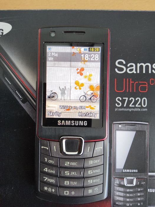 Samsung S7220 świetny stan pełny zestaw plus słuchawki folia