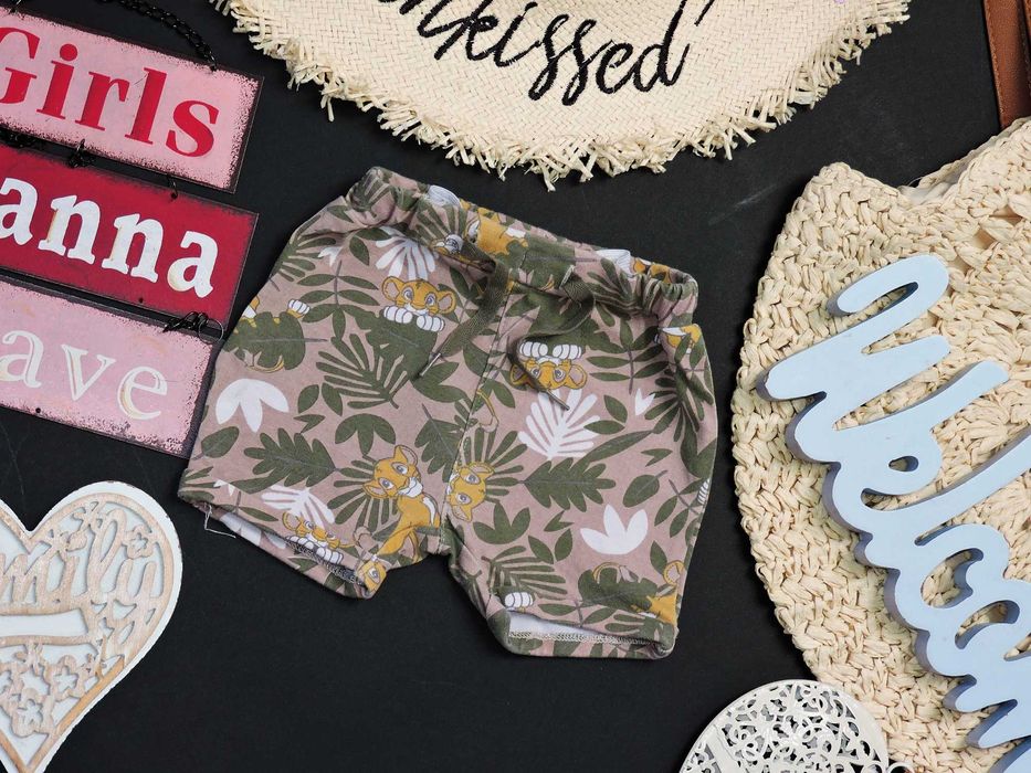 Name It - bawełniane spodenki buggy Król Lew r 62