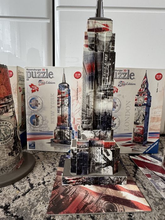 Puzzle 3D Flag edition