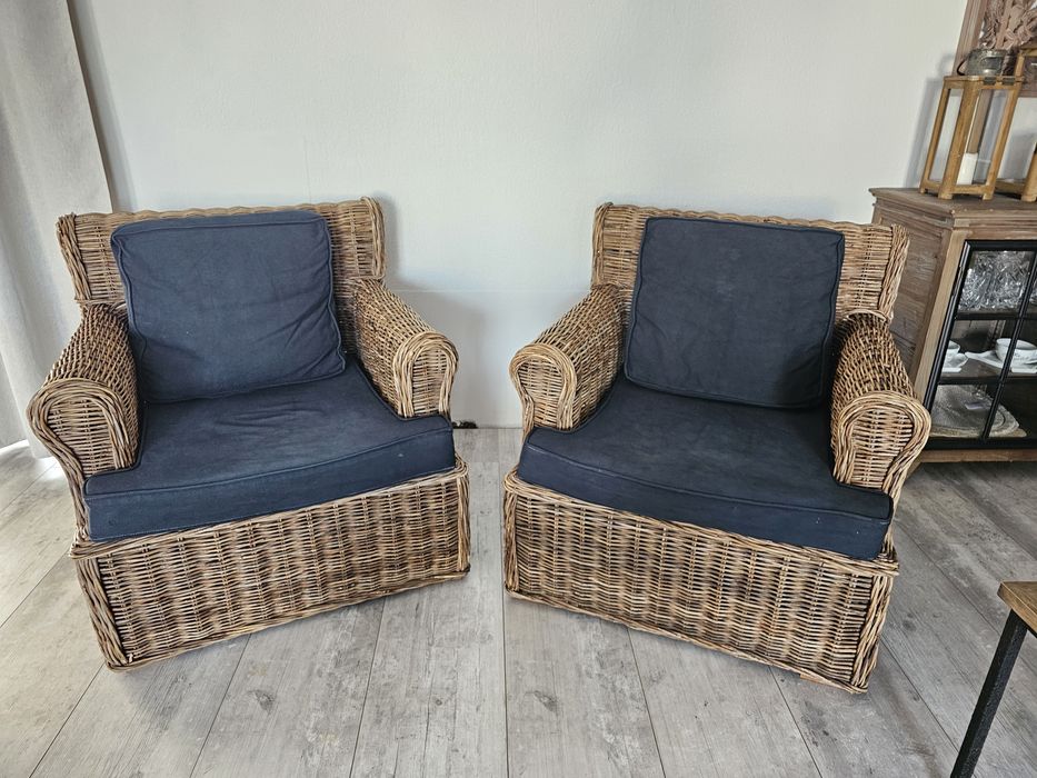 Fotel fotele ratanowy rattanowe