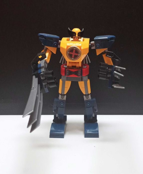 Wolverine formato Mech com mini figura