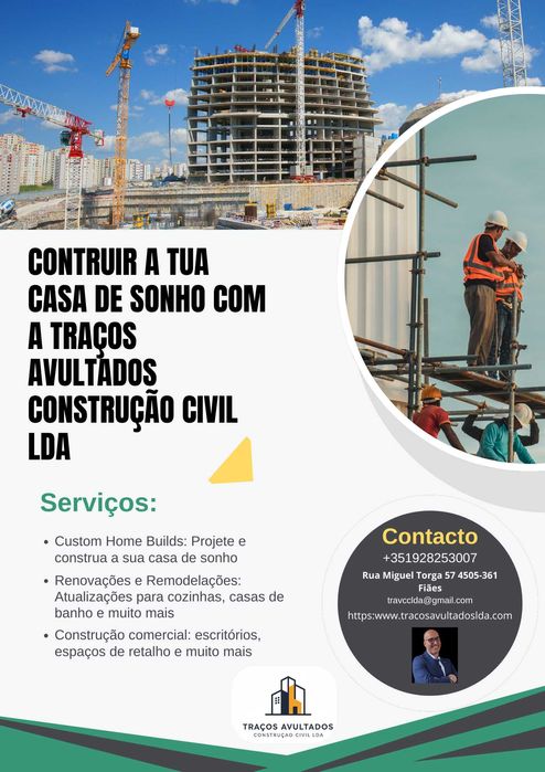 Construimos e Renovamos a sua Casa ou a sua Empresa