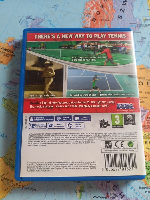 Gra Sony ps vita virtua tennis 4 world tour edition