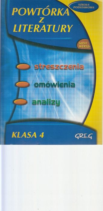 Powtórka Z Literatury Praca Zbiorowa