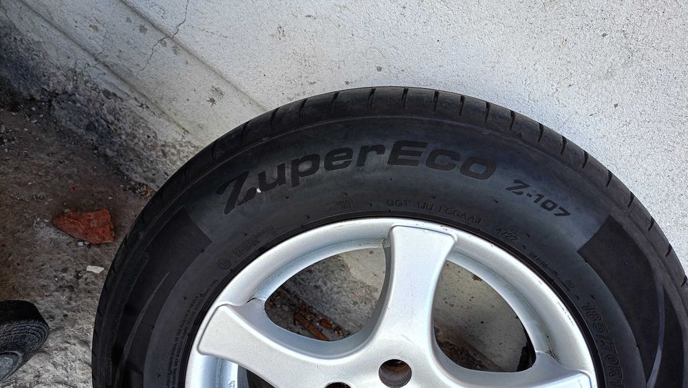 Alufelgi Volkswagen 14" + opony letnie