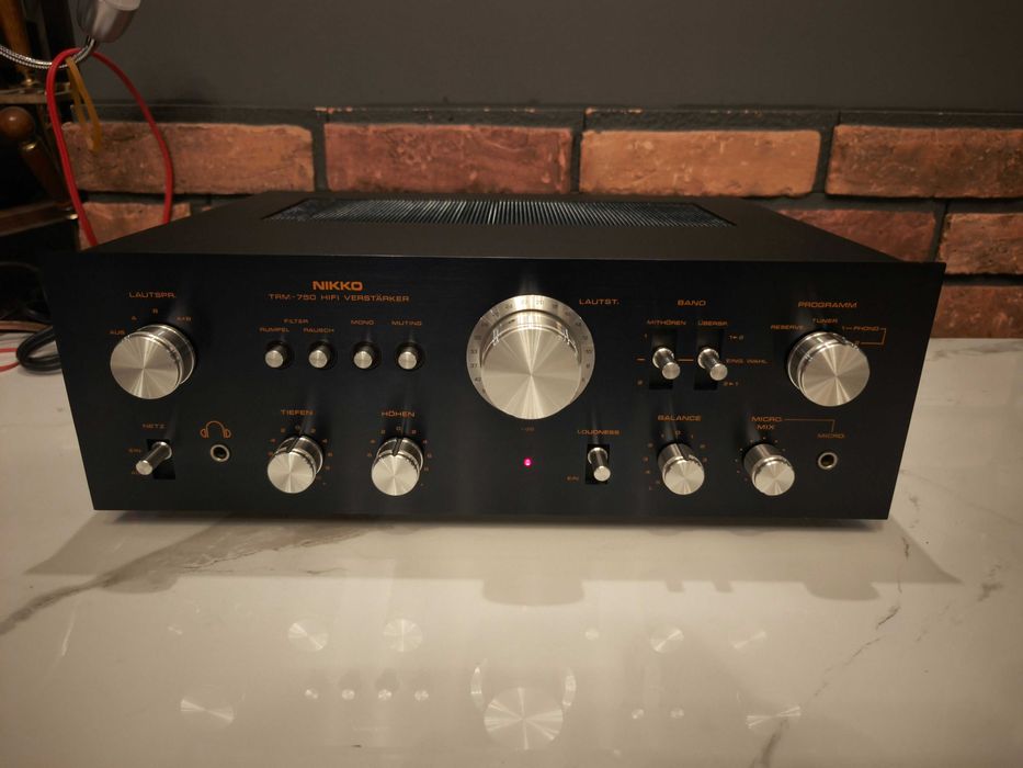 NIKKO TRM-750 ! Flagowy wzmacniacz VIntage w świetnym stanie !