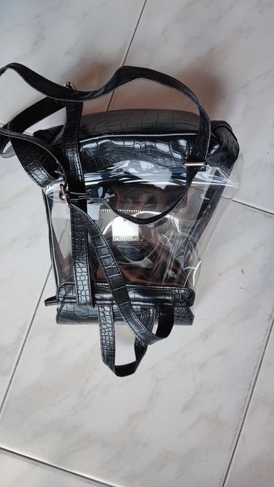 Mala de costas transparente Primark