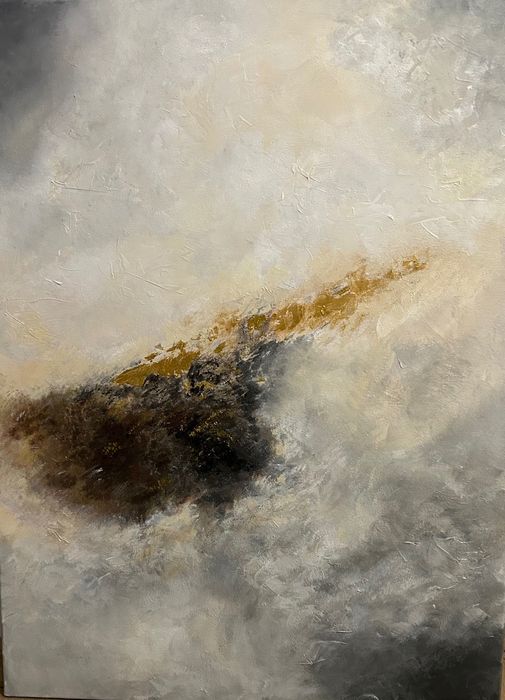 Obraz abstrakcyjny ręcznie malowany