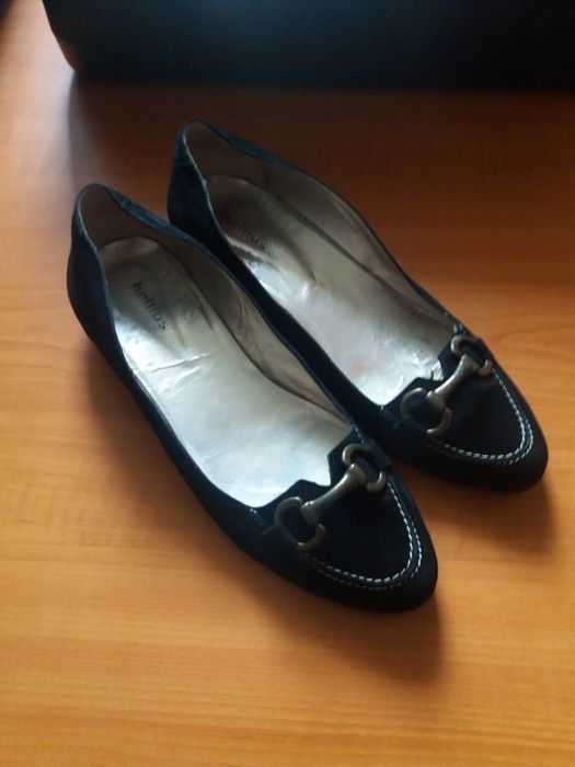 Sapato preto camurça HELLIUS Tam. 39