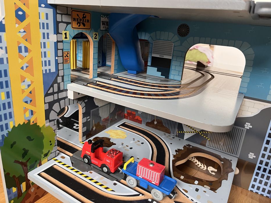 Dworzec tory drewniane Playtive