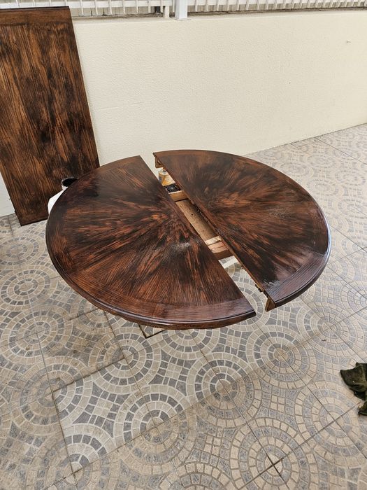 Mesa redonda madeira