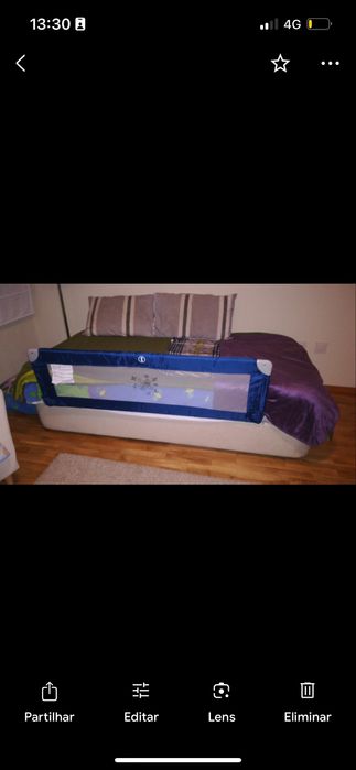 Sommier em pele pessego beje