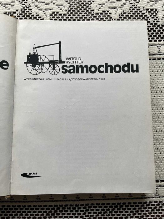 Książka - Dzieje samochodu Witold Rychter