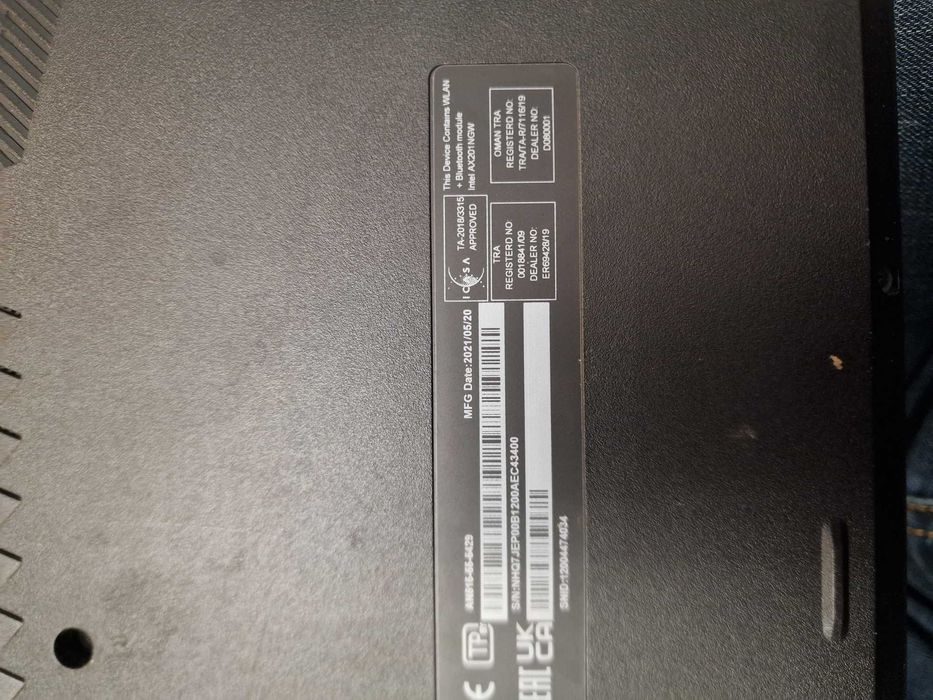 Acer nitro 5 uszkodzony