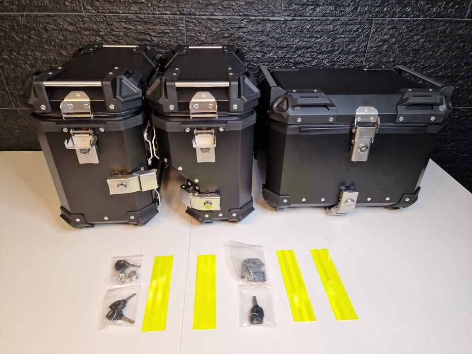 (NOVO) Malas Laterais + Top Case Alumínio Benelli 502 / 502X