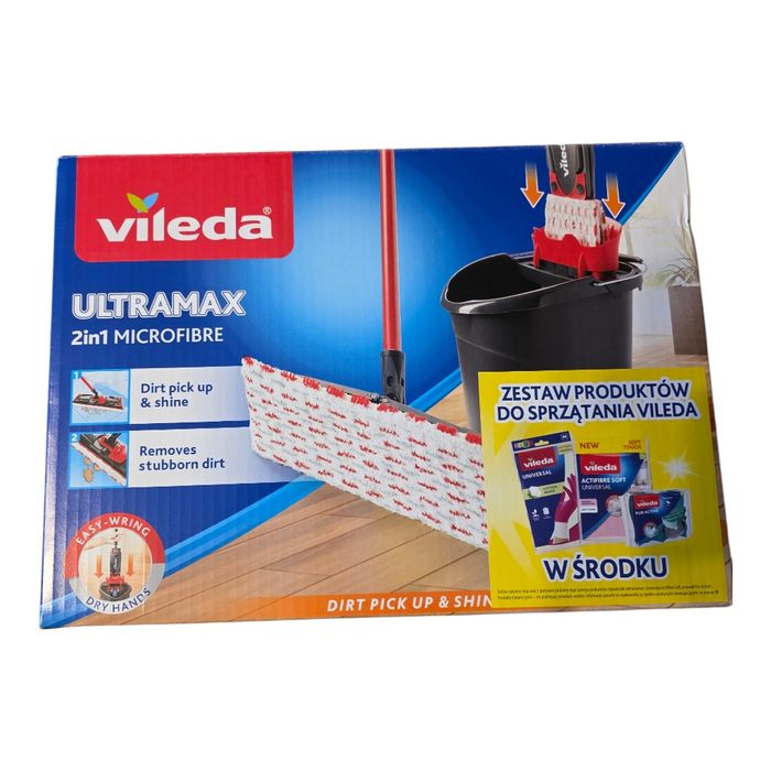 Zestaw Mop Vileda Ultramax 2in1 Microfibre + gratis